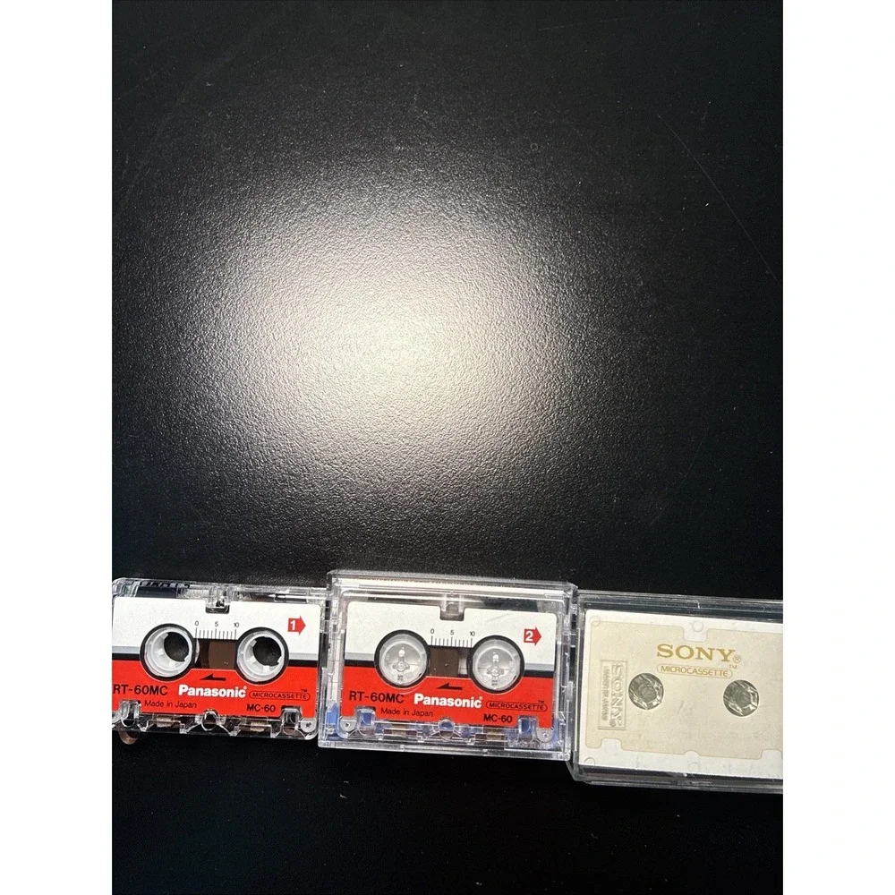 Lot of 3 60 Minutes Micro Cassette Tapes (Used)